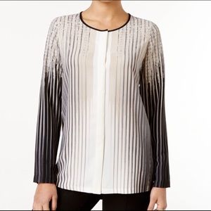NWT Alfani long sleeved blouse